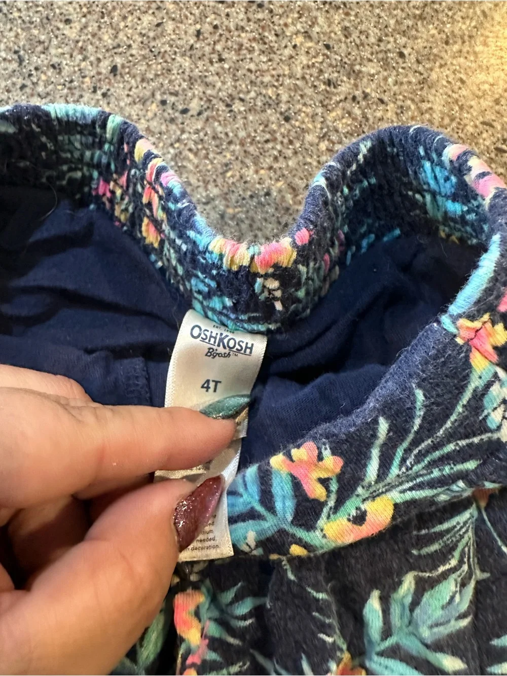 OshKosh Bgosh navy floral